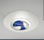Spot Incastrat STR 10-305 BLAU  G10 1x50W cu Accesorii Paravan Sticla Diverse Forme, Multicolor si Contur Sticla Matt Ø 20 cm, DA 6, 5 cm, ET 6, 5 cm ORION - imagine 5