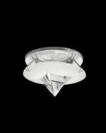 Spot Incastrat STR 10-286 CHROM G10 x50W cu Accesorii Paravan Sticla Piramida Matt Varf Clar Ø 8, 5 cm. DA 5, 5 cm. ET 6, 5 cm ORION - imagine 2