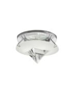 Spot Incastrat STR 10-286 CHROM G10 x50W cu Accesorii Paravan Sticla Piramida Matt Varf Clar Ø 8, 5 cm. DA 5, 5 cm. ET 6, 5 cm ORION