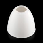 Abajur din Sticlă Groasa Opal, Diametrul 58mm, Înălţime 50mm, Finisaj Opal-mat, Orificiu 21mm, pentru montura G9 și G4 ORION - imagine 5