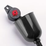 Pendul fara Abajur, Inaltime Reglabila 43-150 cm, Suspensie Cablu 2x0.75, PVC Negru ORION - imagine 2