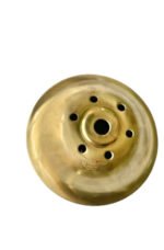 Suport Abajur Sticla din Alama Patinata cu Inaltime 55mm, Diametrul de 110mm, Orificiu Pentru Fixare 10mm ORION