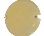 Plafoniera DL 7-254/ GOLD R7J 1x100W 118mm Suport Metal Auriu cu Abajur Sticla Crem ORION - imagine 2