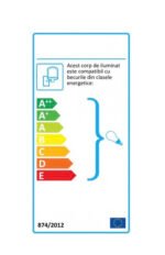 Plafoniera Tavan DL 7-274/2 MS E14 2x60W Baza Metal Auriu cu Abajur Oval Matt ORION - imagine 4