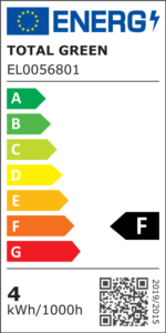 Bec LED cu filament sferic G45 4W E14 2700K, Total Green - imagine 2