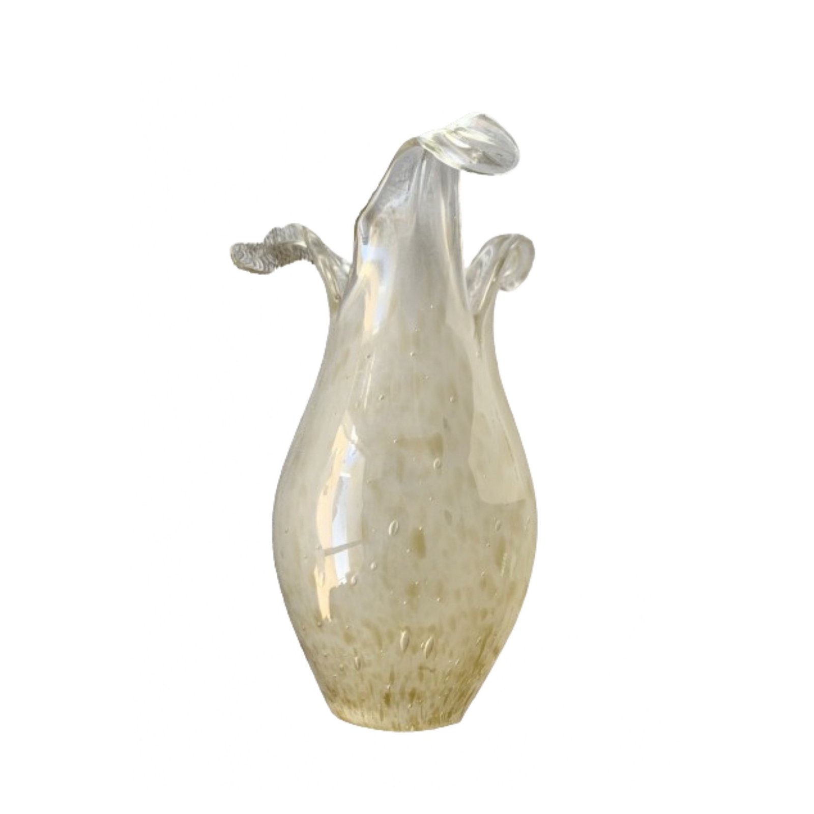 49db5dbb-979c-4f3e-93a4-5754f7231656 Abajur Sticla Groasa Imitatie Bulb Crin Inaltime 160mm, Diametru 80mm, Deschidere 30mm pentru Soclu E14, Pretabil pentru Gama Florentiner ORION - imagine 1