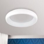 Lampa de Tavan LED VENUS, Baza soclu Aluminiu, Alb, Abajur policarbon opal, LED 30W/1650lm/3000K, Diametru 41cm ORION - imagine 3