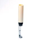 Tub Protectie Soclu E14 Pentru Candelabru Imitatie Lumanare Fara Picurare Culoare Crem, Inaltime 100mm, Diametru Exterior 26mm, Diametru Interior 24mm ORION - imagine 4
