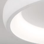 Lampa de Tavan LED VENUS, Baza soclu Aluminiu, Alb, Abajur policarbon opal, LED 30W/1650lm/3000K, Diametru 41cm ORION - imagine 5