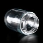 Abajur Oval Sticlă Groasa Transparenta, Diametrul 100mm, Înălţime 185mm, Finisaj Clar-transparent, Orificiu cu filet 84mm ORION - imagine 3