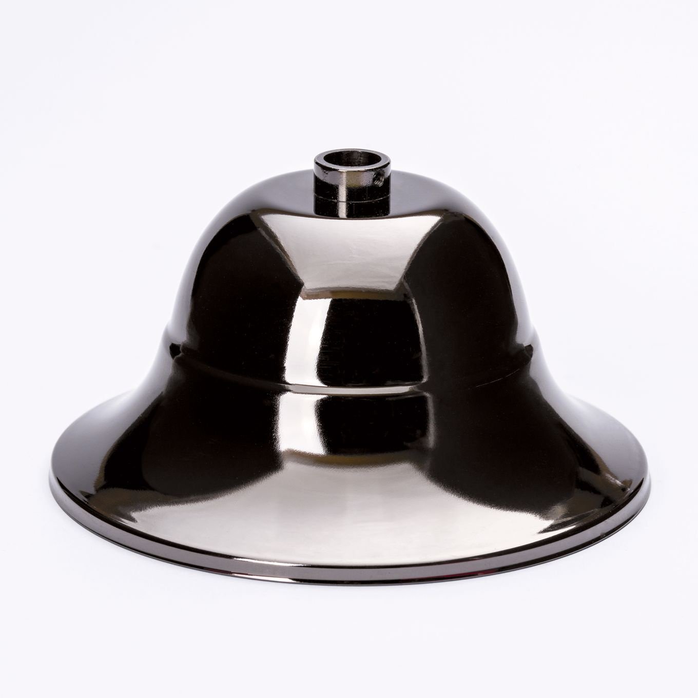595df5a5-a44b-4b9b-ae29-51190db41722 Accesoriu Corp de Iluminat, Baza Pentru 1 Pendul, Inaltime 70mm, Diametrul 110mm, Rozetă 1213/10mm, Ø 110 mm, Alama Masiva Negru Lucios ORION - imagine 1