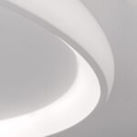 Lampa de Tavan LED VENUS, Baza soclu Aluminiu, Alb, Abajur policarbon opal, LED 50W/2750lm/3000K, Diametru 61cm ORION - imagine 6