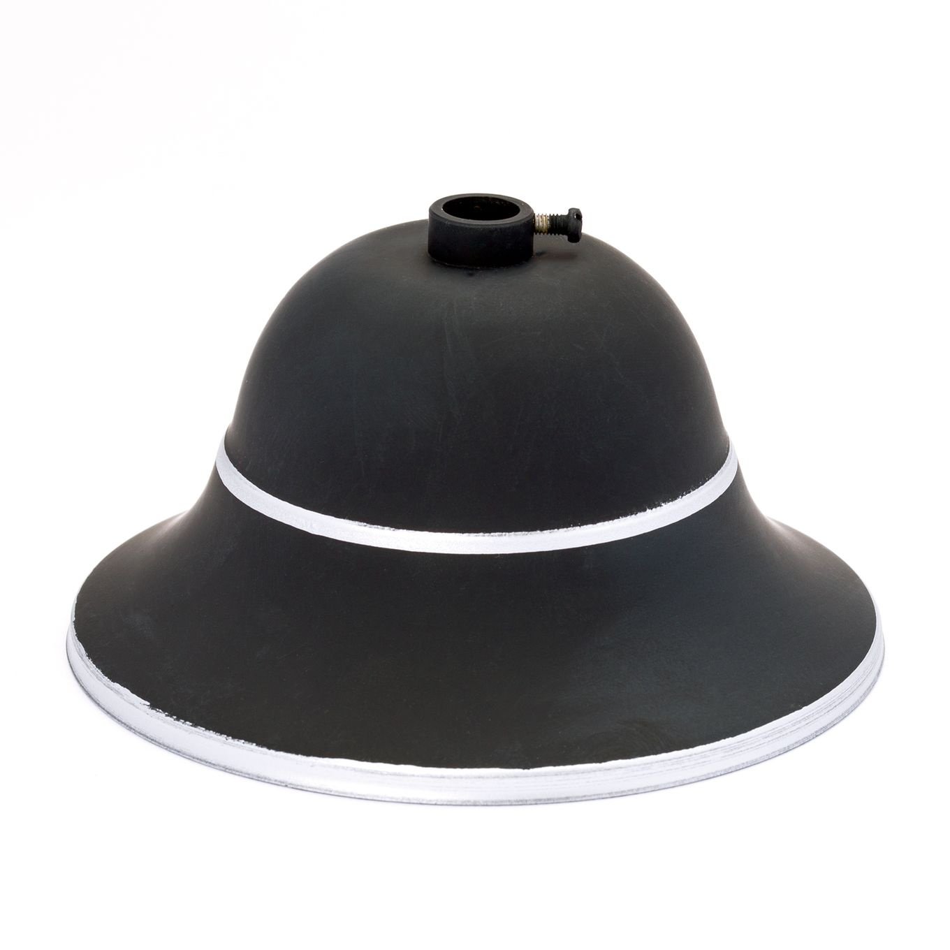 5fd3d4e0-549f-47c7-9db4-bef78780e4d8 Accesoriu Corp de Iluminat, Baza Pentru 1 Pendul, Inaltime 70mm, Diametrul 110mm, Rozetă 1213/10mm, Ø 110 mm, Alama Masiva Negru-Argintiu ORION - imagine 1