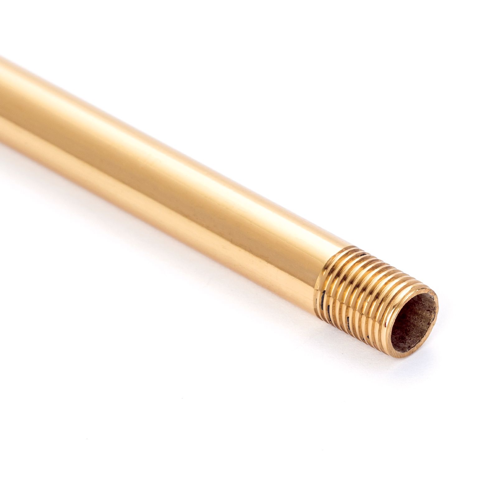 6f0fe535-0f27-444d-95a8-dd824793d732 Tija Metalica Pentru Suspensie, Filet M10x1 din Alama, Lungime 600mm, Diamtru 10mm, Culoare Alama Aurie ORION - imagine 1