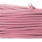 Cablu pentru Suspensie, Textil, 3x0,75 mm², 1 m, Subțire, Rosu-Alb ORION - imagine 2