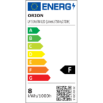Lampă LED Line, S14s, 8Watt, 500mm, alb cald ORION LM S14s/8W LED (Linienl./750lm/2700K) - imagine 4