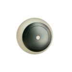 Abajur Rotund din Sticlă, Diametrul 130mm, Înălţime 130mm, Finisaj Opal Alb, Orificiu 50mm-13mm RABALUX