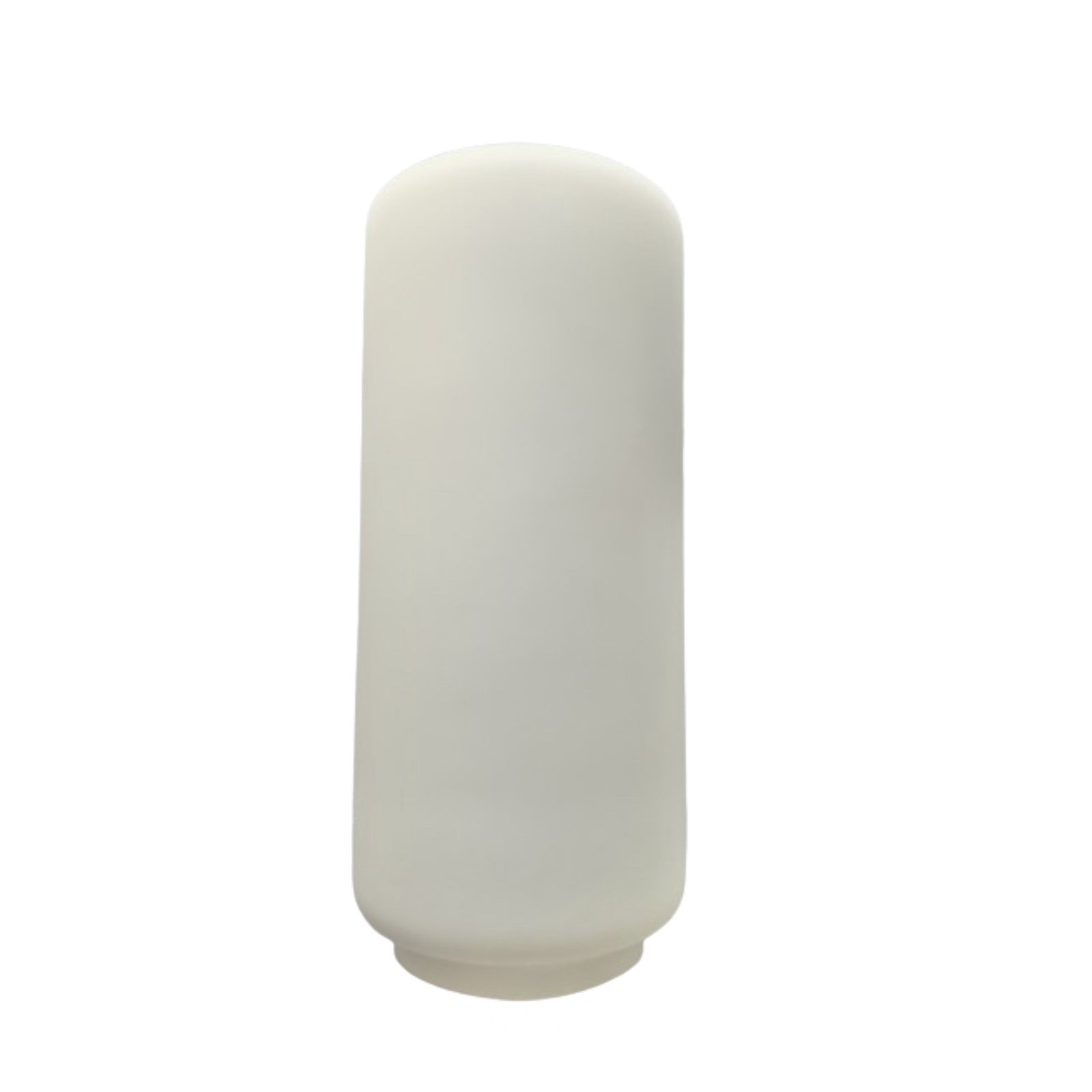 74bfb1b6-10dc-4ae6-aadc-ae284704ec39 Abajur Sticla Groasa Mata cu Inaltime 150mm, Diametru 65mm, Orificiu Soclu 38mm cu marginile Tesite ORION - imagine 1