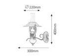 Aplica Rabalux Enna, E14, 1x40W, Negru - imagine 3