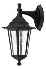 Aplică perete exterior  LONDON 6102 N E27 1x60W Felinar Metal Negru IP 33 REDO - imagine 2