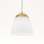 Abajur din Sticlă Groasa Opal, Diametrul 160mm, Înălţime 150mm, Finisaj Opal-mat, Orificiu 42mm ORION - imagine 2