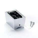 Dulie/Soclu Linestra Metal Crom S14D 60W Lungime 70 mm, latime 47 mm, Inaltime 40 mm ORION - imagine 5
