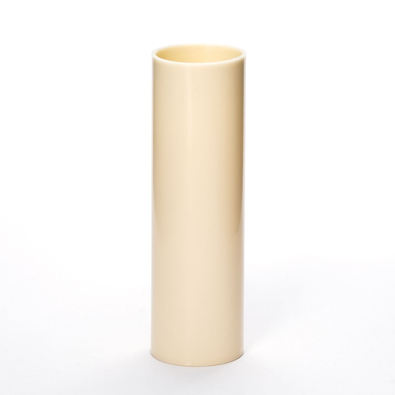 89896243-44cf-4290-b5ba-7f851c737b8e Tub Protectie Soclu E14 Pentru Candelabru Imitatie Lumanare Fara Picurare Culoare Crem, Inaltime 85mm, Diametru Exterior 26mm, Diametru Interior 24mm ORION - imagine 1