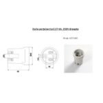 Dulie Ceramica E40 fara cleme EL-CO - imagine 2