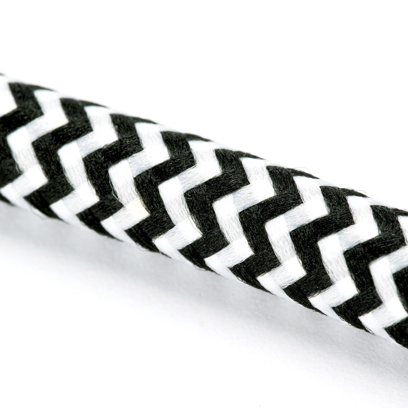 8bcef5b4-a5a5-42d8-8bf3-620b14b67b6d Cablu pentru Suspensie, Textil, 3x0,75 mm², 1 m, Subțire, Alb-Negru ORION - imagine 1