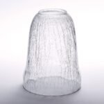 Abajur Oval Sticlă Groasa Transparenta, Diametrul 140mm, Înălţime 180mm, Finisaj Clar-transparent, Orificiu 58mm ORION