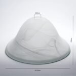 Abajur Conic din Sticlă Groasa Opal, Diametrul 170mm, Înălţime 170mm, Finisaj opal-mat , Orificiu 30mm ORION - imagine 2
