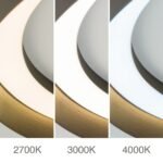 Plafoniera LED MANTA, Baza din fier, Nuanta bronz, Abajur cu banda LED 38W/2400lm/3CCT Lumina calda-neutra-rece, Dimambil, Diametrul 45cm, Inaltime 7cm IP20 ORION - imagine 6