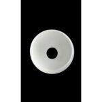Abajur Sticla Groasa, Alb Opal, Lungime 110mm, Latime 120mm, Diametru Orificiu Soclu 45mm, din gama Romantica ESTO - imagine 2