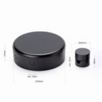 Set distributie cu 2 cleme, PVC, Ø 70 mm, negru ORION - imagine 2