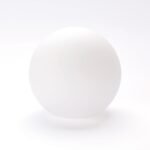 Abajur Rotund din Sticlă Groasa Opal, Diametrul 145mm, Înălţime 135mm, Finisaj Opal satinat, Orificiu 70mm ORION