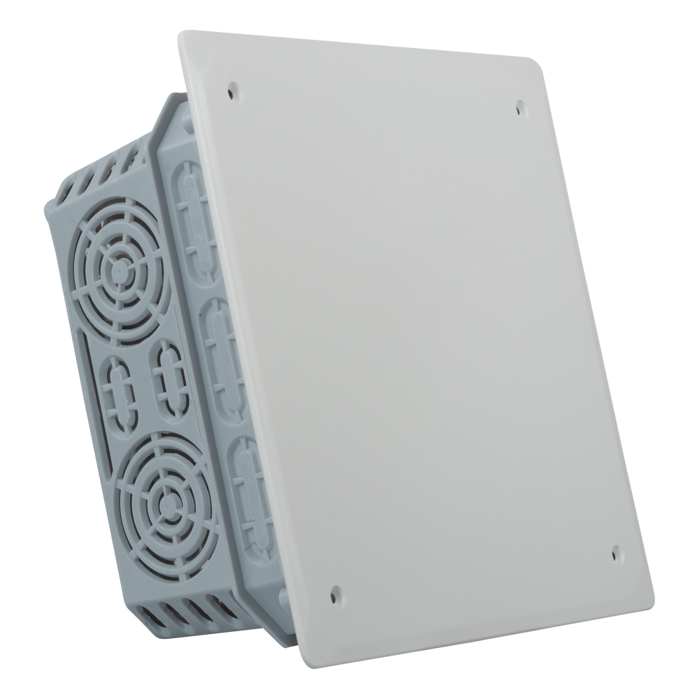 EL0025947-2 Doza de legatura incastrata Kopos, gri deschis, 150x150x73 - imagine 1