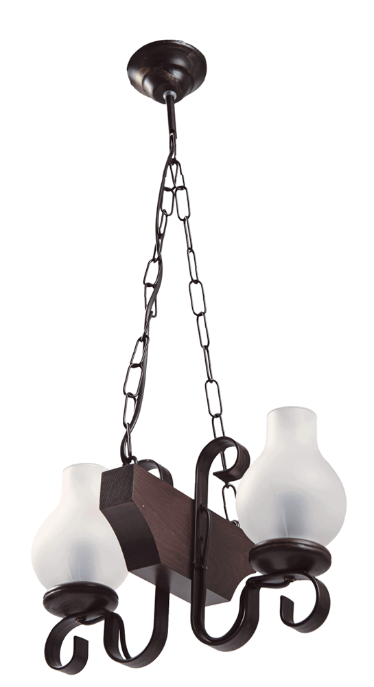 EL0028397 Pendul Lustra, Wenge, E14 2x40W, Erste - imagine 1