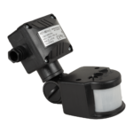 Senzor Prezenta IP44 180° Negru, NV-1111.352