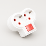 Adaptor 2 Prize cu CP cu Intrerupator Compact FETIH - imagine 2