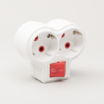Adaptor 2 Prize cu CP cu Intrerupator Compact FETIH - imagine 4