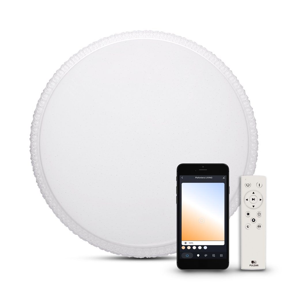 EL0060108-F Plafoniera Smart Liuli 36W 3000K-6500K IP20, PULSAR - imagine 1