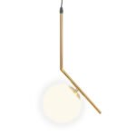 Pendul Nala 1XE14 40W 1.5m, auriu, Erste - imagine 2