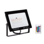 Proiector SMD slim LED 30W RGB cu telecomanda, Novelite - imagine 2