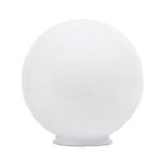 Aplica exterior Moon, D 30 cm, 1xE27, 40W, IP44, rezistenta la umiditate, protectie UV, alb - imagine 3