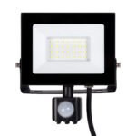 Proiector senzor LED slim 30W seria 5, negru, Novelite
