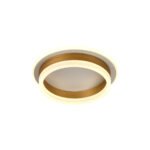 Plafoniera Auro LED 35W 3CCT 2900lm IP20, auriu, Metal + Aluminiu IP20 ERSTE - imagine 4