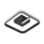 Plafoniera Veon LED 28W 3CCT 1960lm IP20, negru,	
Metal + PVC IP20 ERSTE