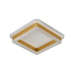 Plafoniera Zino LED 40W 3CCT 3920lm IP20, auriu, Metal + Aluminiu IP20 ERSTE