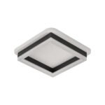Plafoniera Elya LED 35W 3CCT 2975lm, negru si alb, Metal + Acrilic IP20 ERSTE