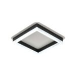 Plafoniera Elya LED 35W 3CCT 2975lm, negru si alb, Metal + Acrilic IP20 ERSTE - imagine 3